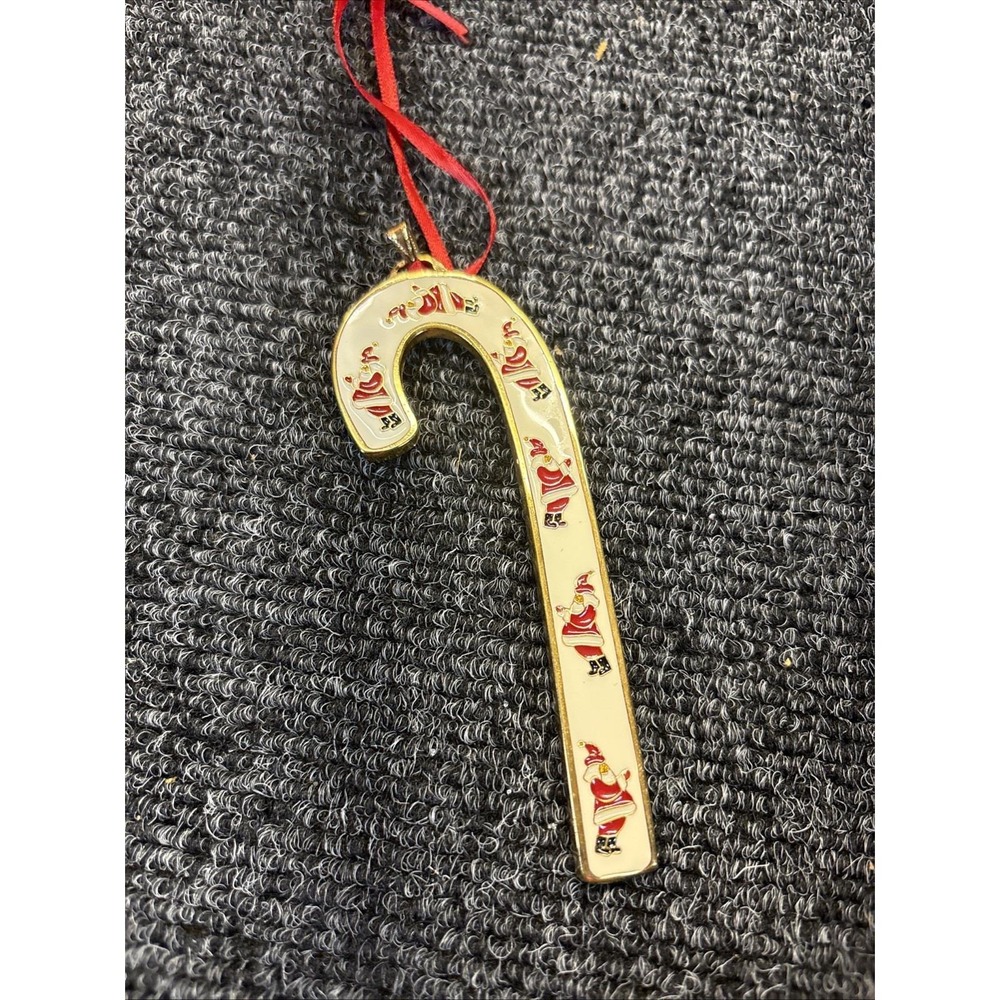 Wallace~1995 Gold Plated Candy Cane~Made in USA